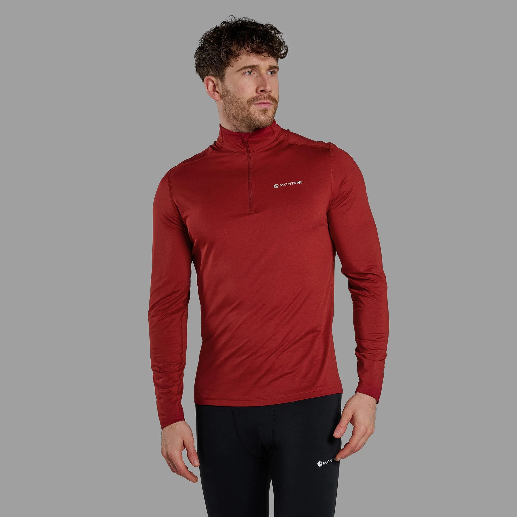 Montane Men's Dart XT Thermal Zip Neck Long Sleeved Top - Image 6