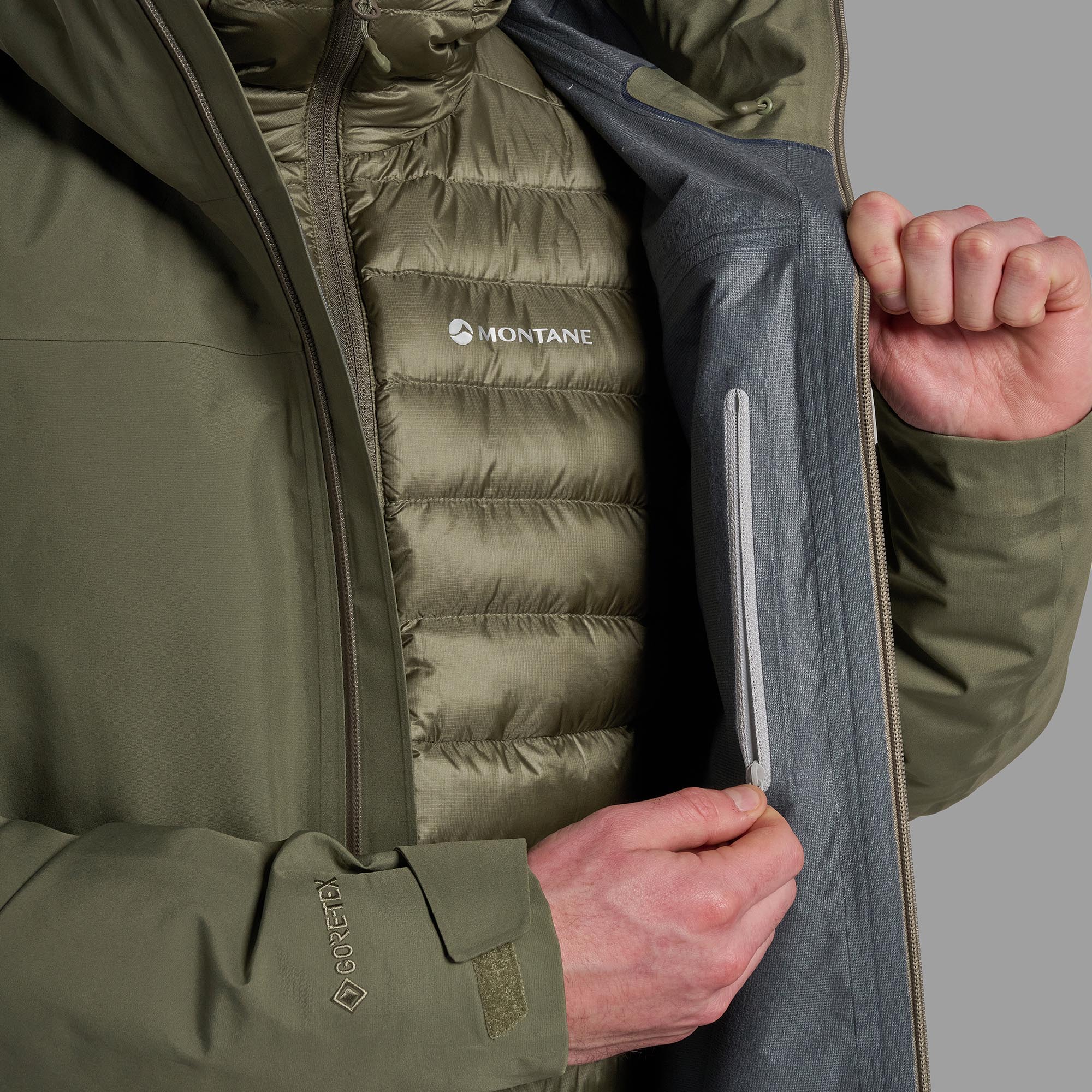 Montane Men's Spirit Long Waterproof Jacket - Image 16