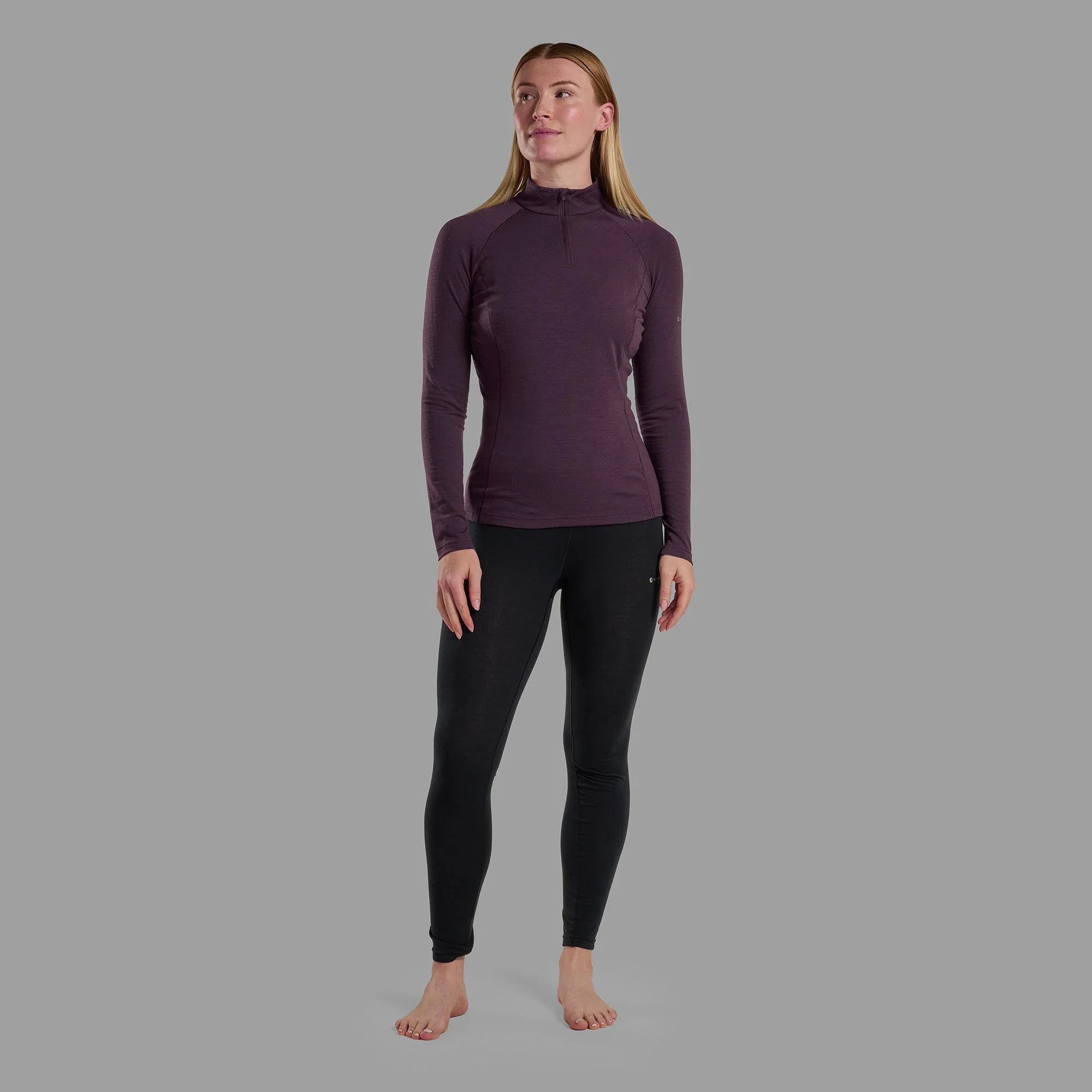 Montane Women's Malli Long Sleeve Zip Merino T-Shirt - Image 10