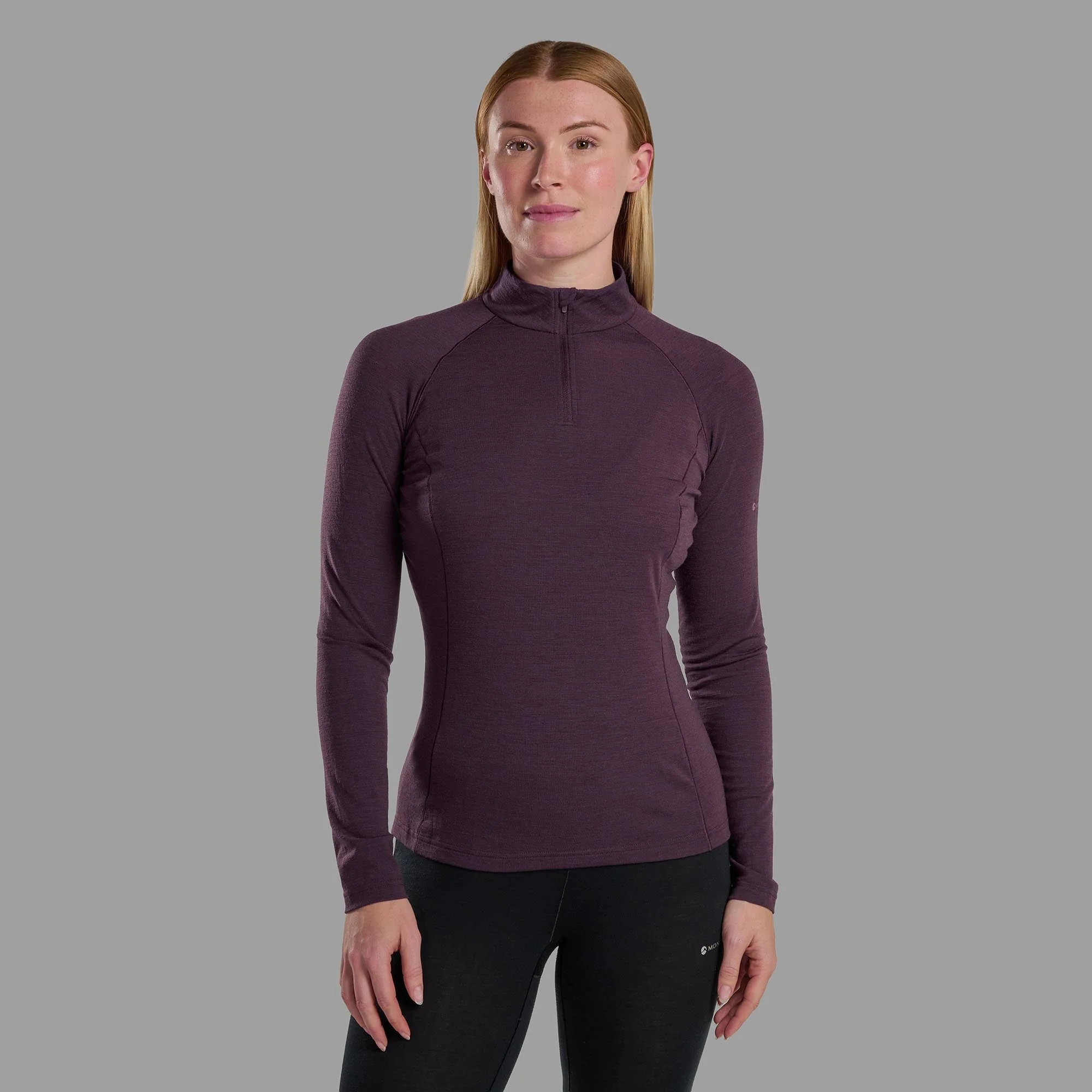 Montane Women's Malli Long Sleeve Zip Merino T-Shirt - Image 4