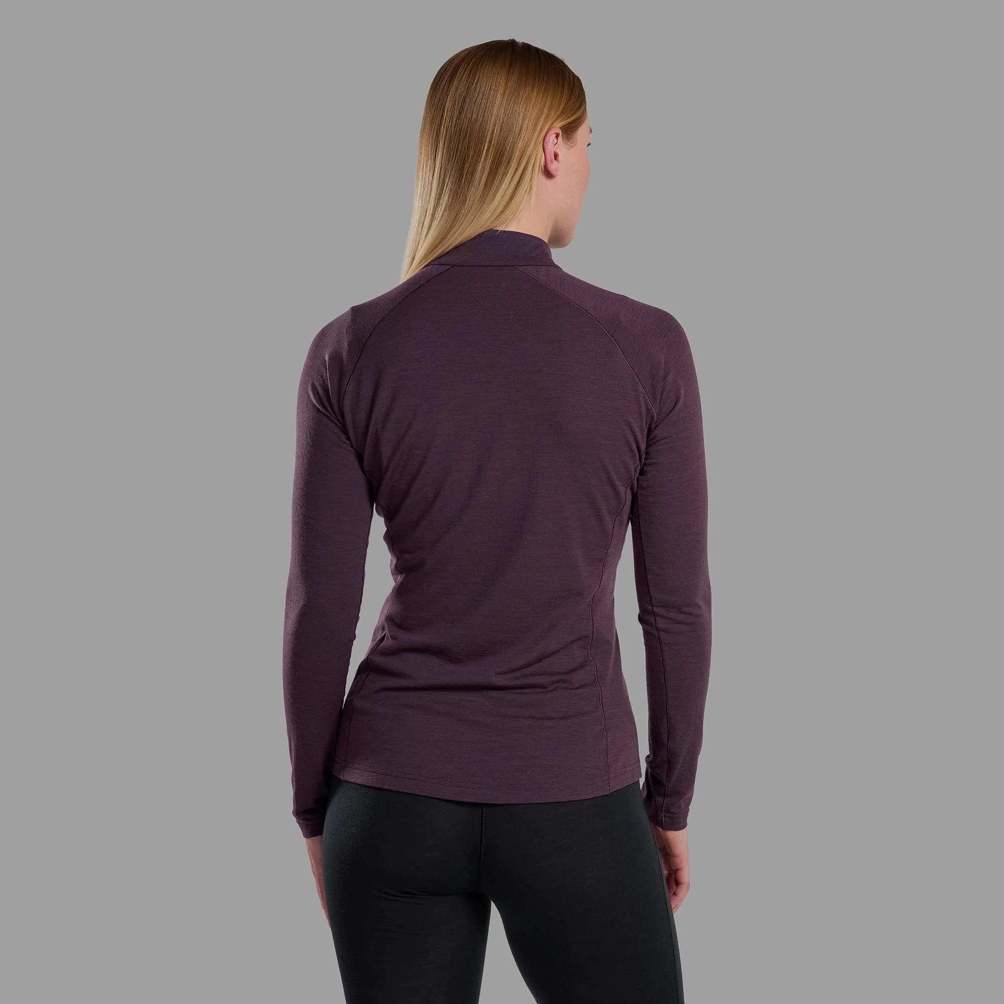 Montane Women's Malli Long Sleeve Zip Merino T-Shirt - Image 6