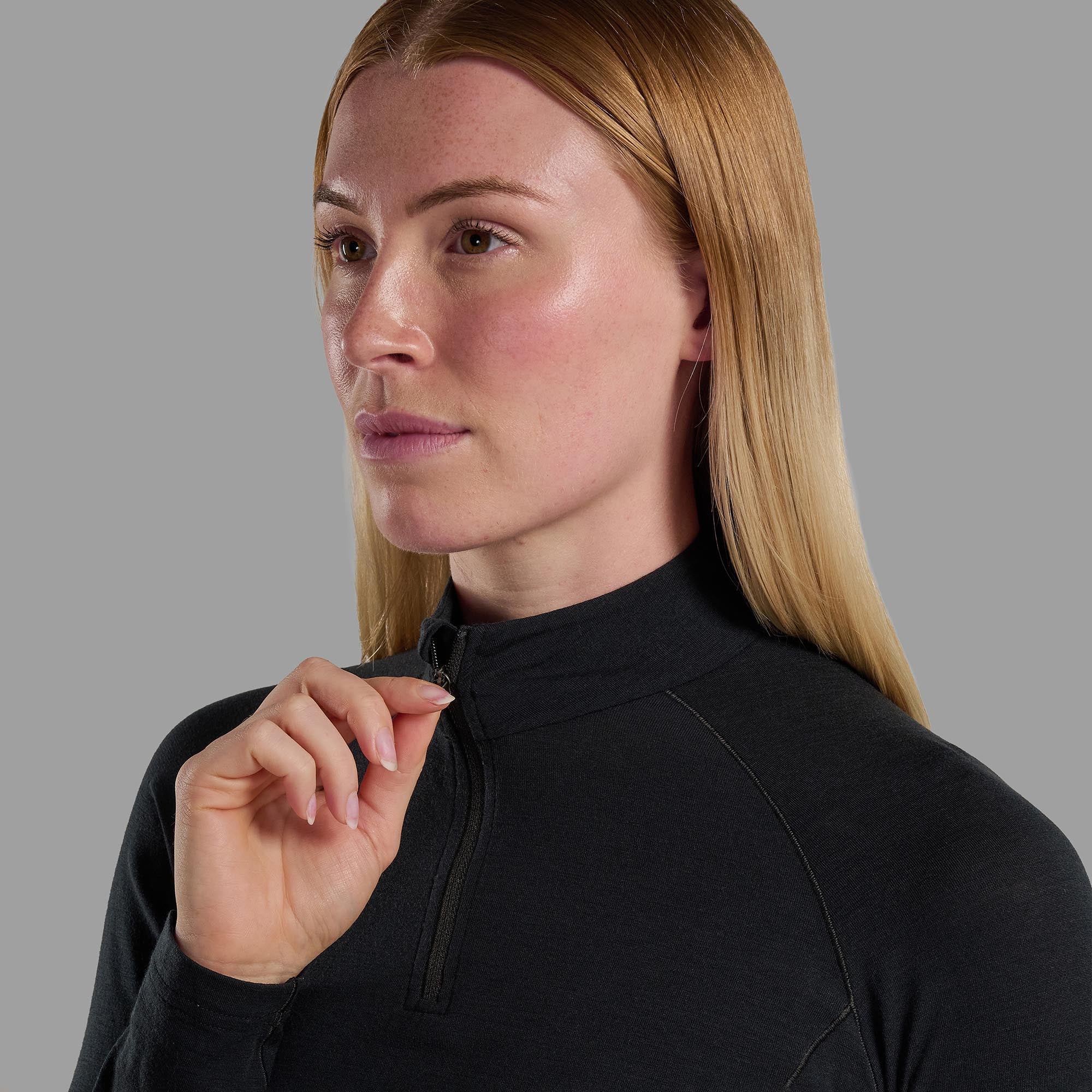 Montane Women's Malli Long Sleeve Zip Merino T-Shirt - Image 7