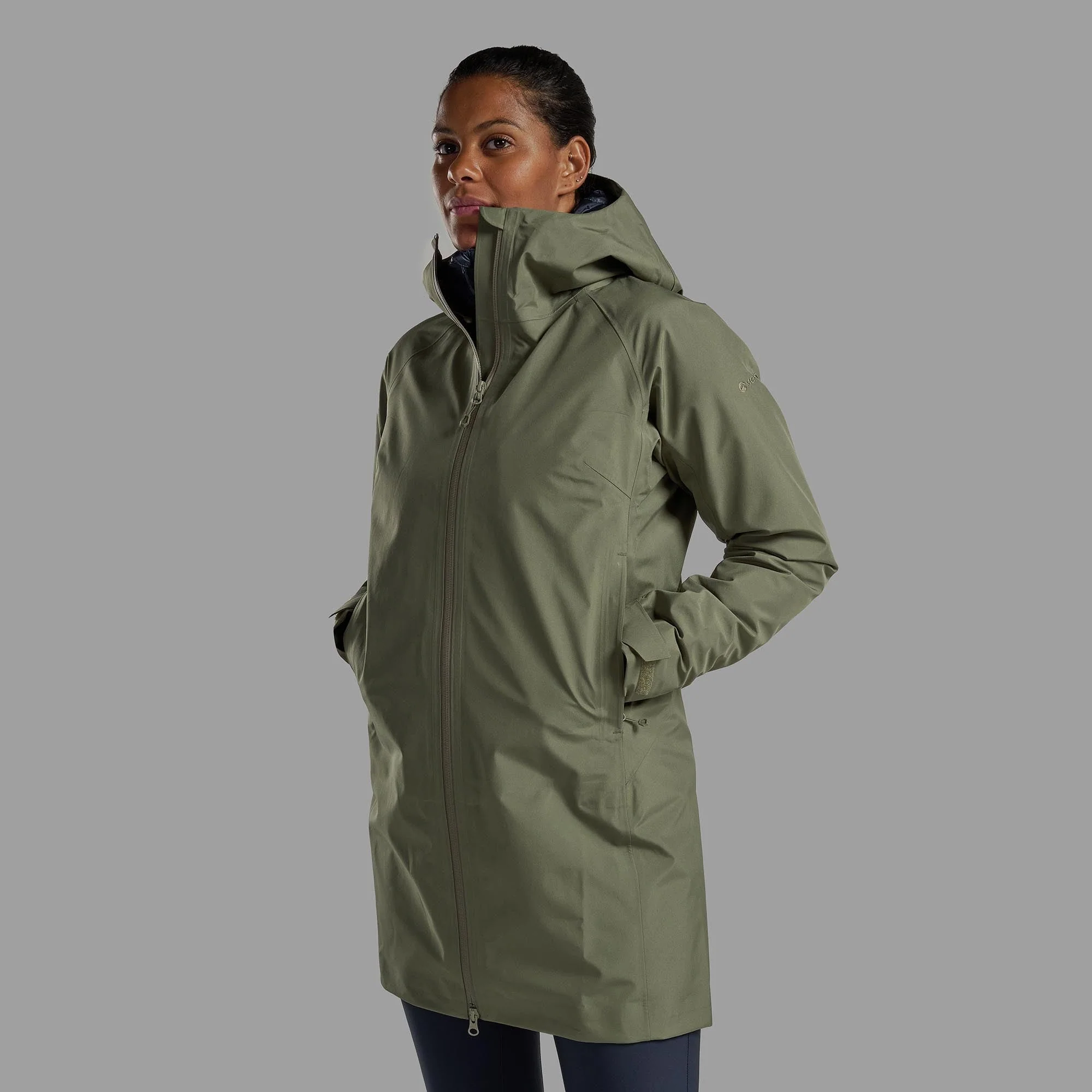 Montane Women's Spirit Long Waterproof Jacket - Image 3